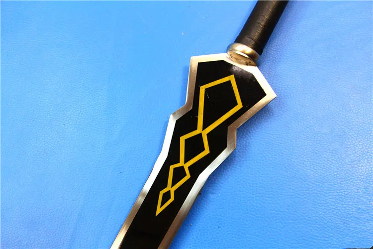 sword art online 2 Kirito double hand swords Cosplay steel blade SAO weapon Cosplay Props leather sheath