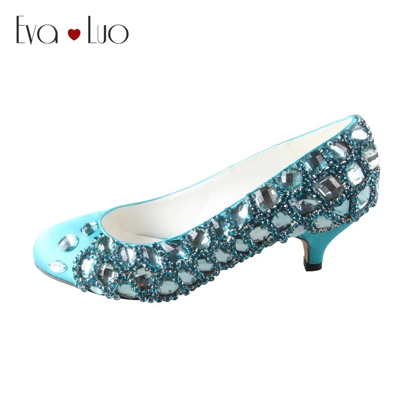 turquoise wedding shoes low heel
