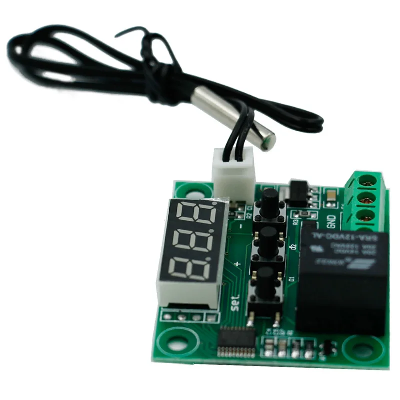 W1209 DC 12V цифровая температура отопления охлаждения термостат переключатель температуры модуль вкл/выкл плата контроллера с датчиком 47% ВЫКЛ W1209 DC 12V цифровая температура отопления охлаждения термостат переключатель температуры модуль вкл/выкл плата контроллера с датчиком 47% ВЫКЛ