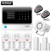 G90B WiFi GPRS Alarm GSM Autodial Security Alarm System Personalise Alarm System APP Control PIR Detector Door Sensor