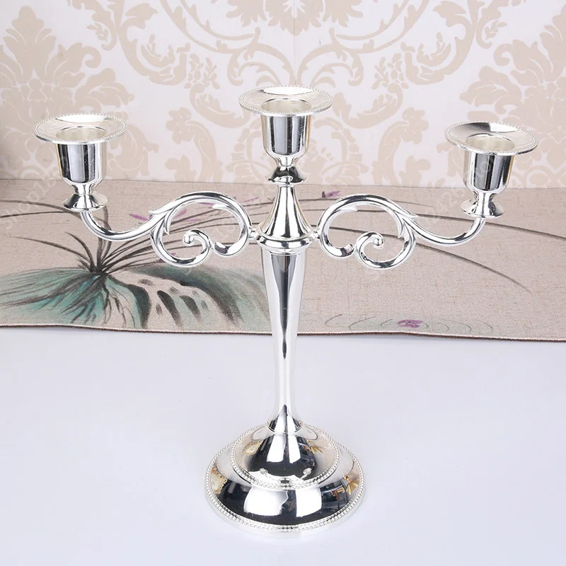 Multi Arms Metal Alloy Candle Holder (10)
