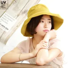 Японский стиль женские летние УФ-защищенные тампоны женские большие рыбацкие шапки женские пляжные солнцезащитные кепки модная одежда