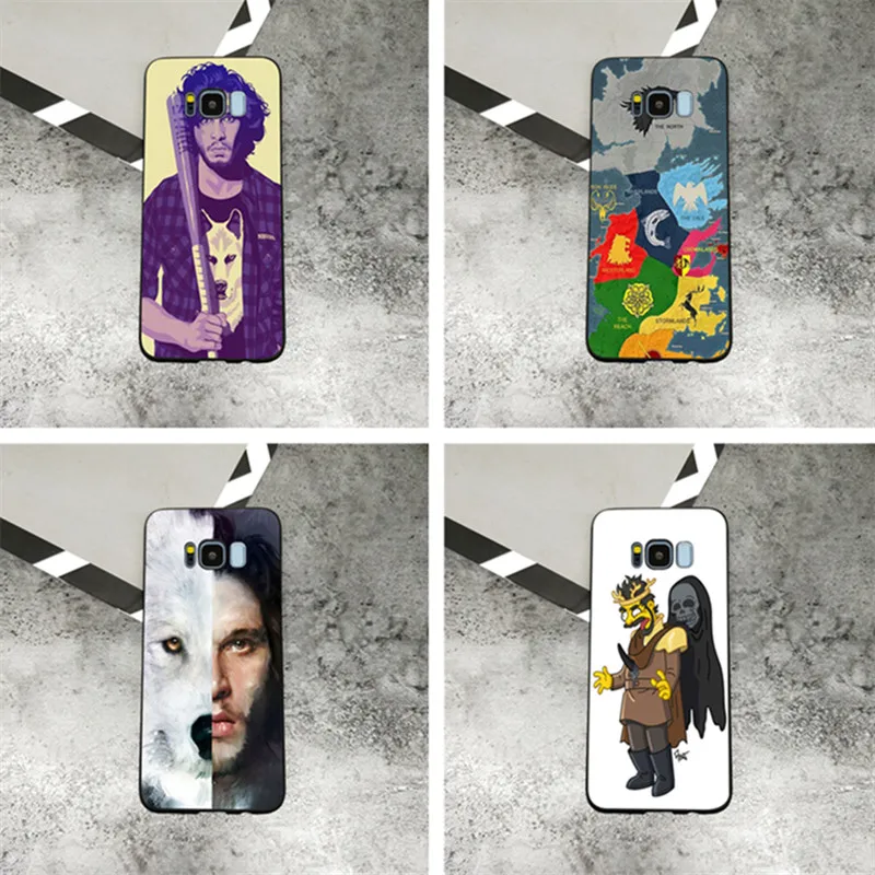 Case For Samsung Galaxy S5 S6 S6edge S7 S8 S8 Plus S9 Mobile Phone The Right Game Patterned Series Cartoon Animation Phone Shell