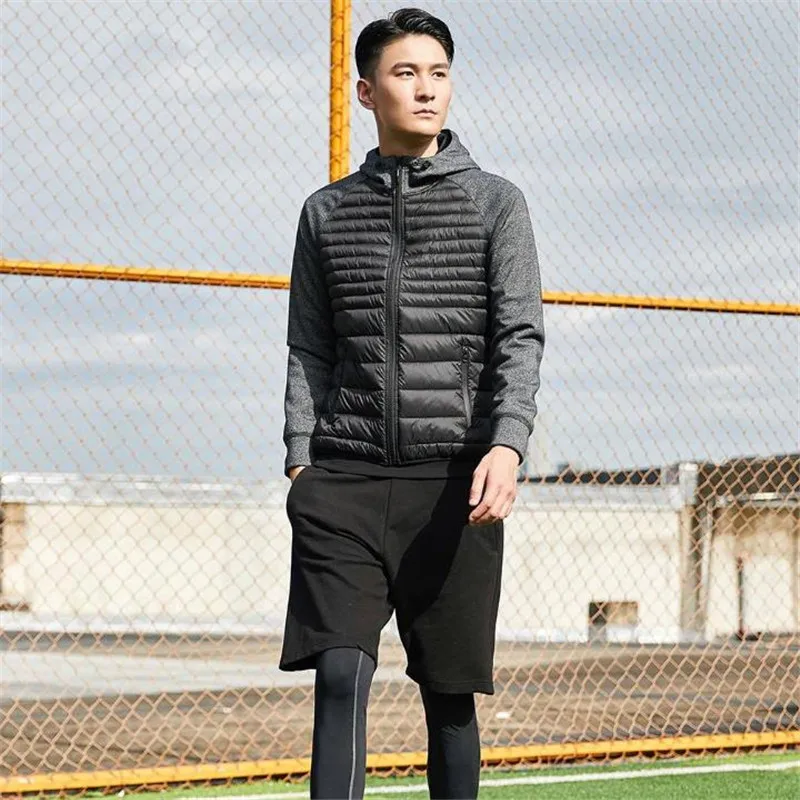 Xiaomi Uleemark hombres abajo chaqueta Casual moda invierno chaqueta abrigo para hombres con capucha algodón acolchado ropa abrigo hombre Outwear otoño - 4