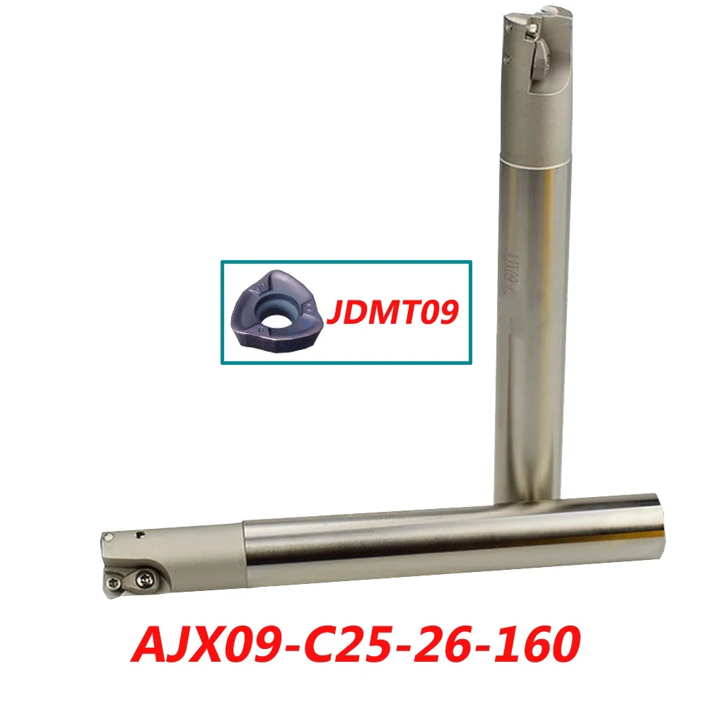 

Free Shipping AJX09-C25-26-160 High Feedrate End Mill Cutter Suitable For Insert JDMT09T320ZDSR
