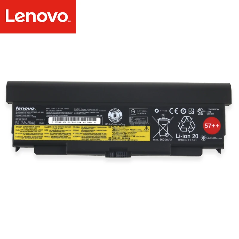 Оригинальный аккумулятор для ноутбука lenovo ThinkPad T440P T540P W540 L440 L540 45N1144 45N1769 45N1145 45N1148 10