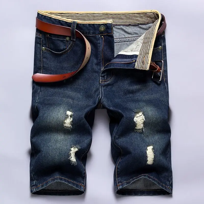 2017 Men Shorts Brand Summer New Men Jeans Shorts Plus Size 38 Fashion