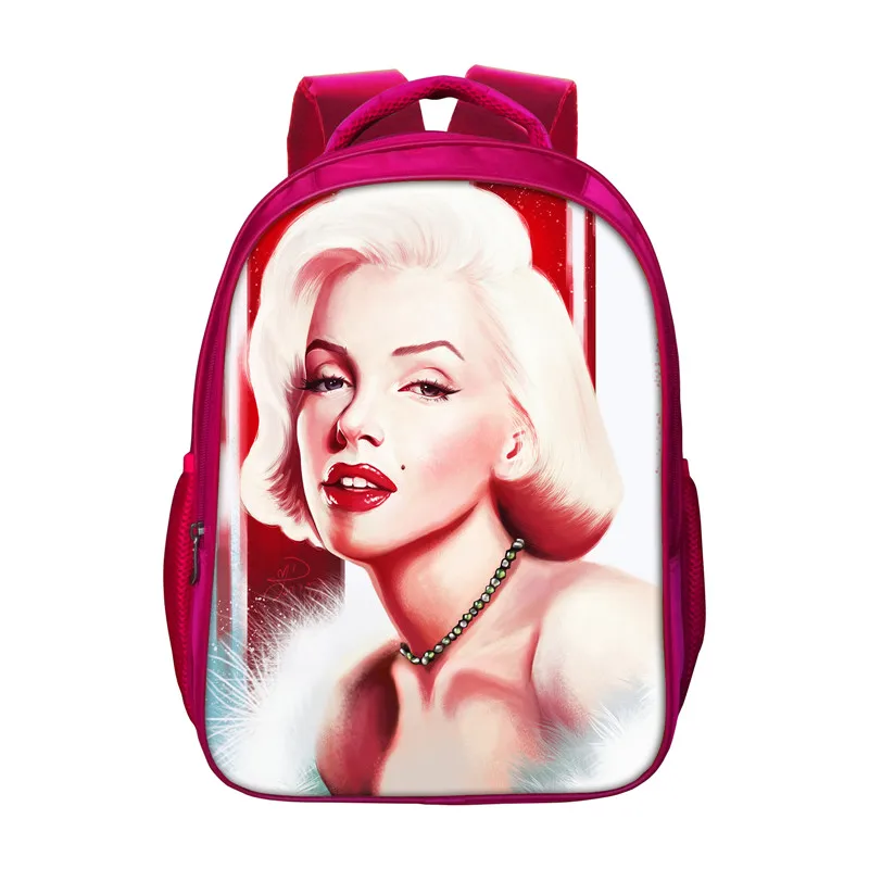 

Colorful Marilyn Monroe Backpacks For Women New Fashion Teenager Girls Red School Bags Trendy Cute Color Printed Travel Backpack