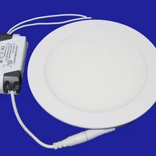 Диммируемый светодиодный светильник 3 Вт/6 Вт/9 Вт/12 Вт/15 Вт Ультра тонкий дизайн потолочный встраиваемый круглый светодиодный панельный светильник для кухни и ванной комнаты