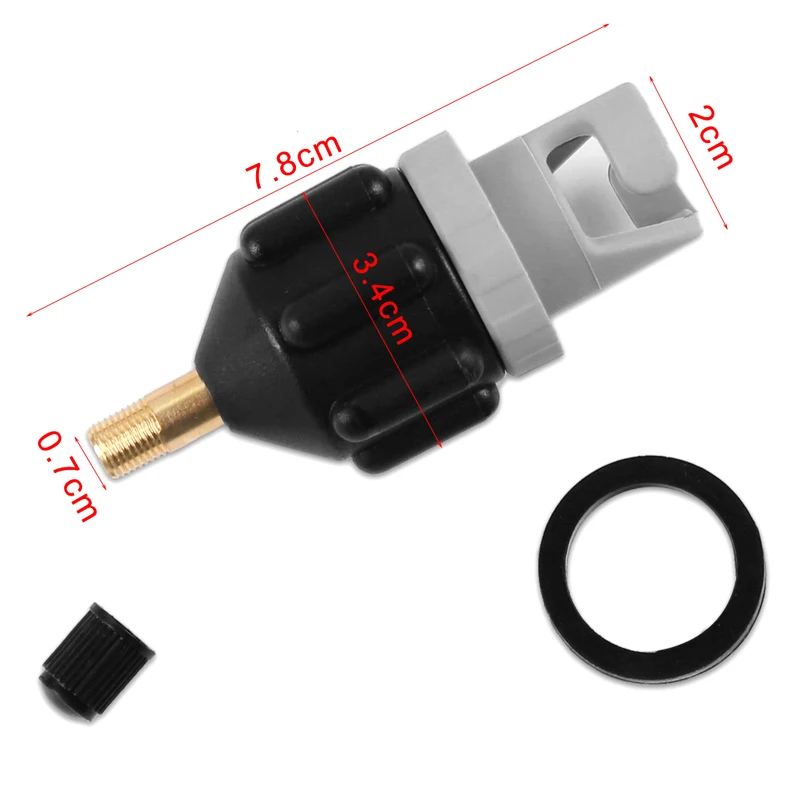 

1pc Inflatable Boat SUP Pump Adapter Air Pump Valve for Kayaking SMN88