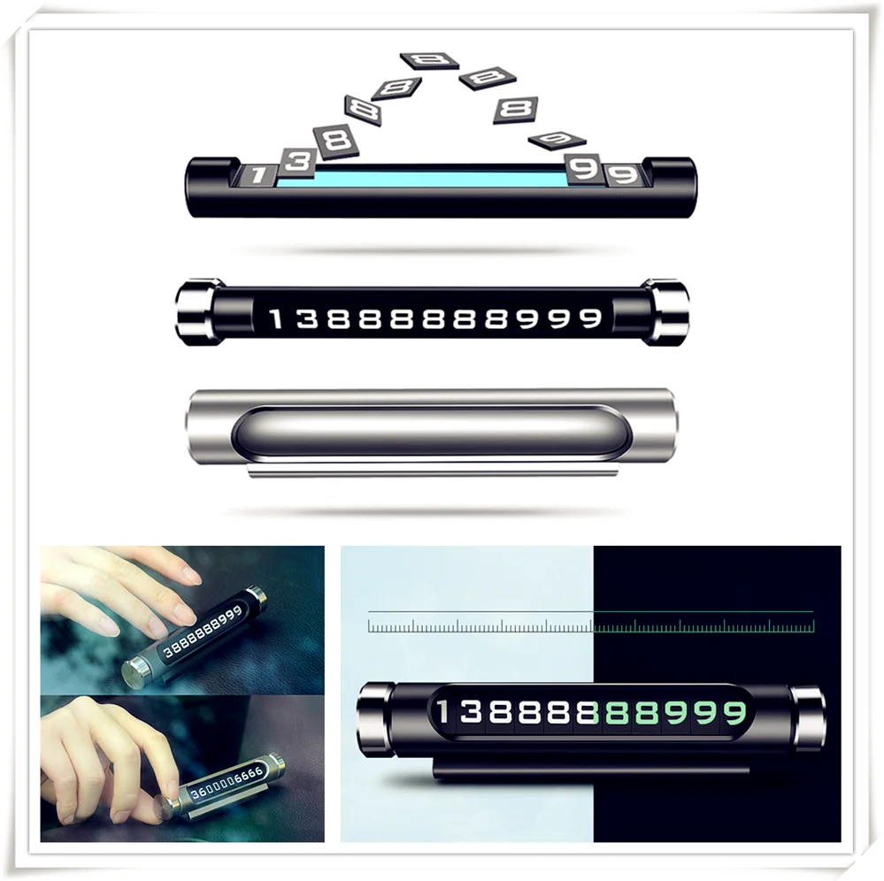 

Car Parking Card phone Number plate FOR Toyota FJ Cruiser RAV4 CROWN REIZ PRIUS COROLLA VIOS LAND CRUISER PRADO Tacoma