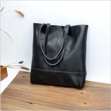 2017 neue tasche Schwarz frauenschulterbeutel Echtes leder handtasche tragen auf taschen