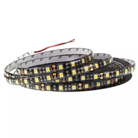 LED Strip 5050 RGB Black PCB DC 12V Flexible Light 60 led/m SMD 5050 Strip Lamp Waterproof RGB/White/Warm White/Blue/Green/Red 1