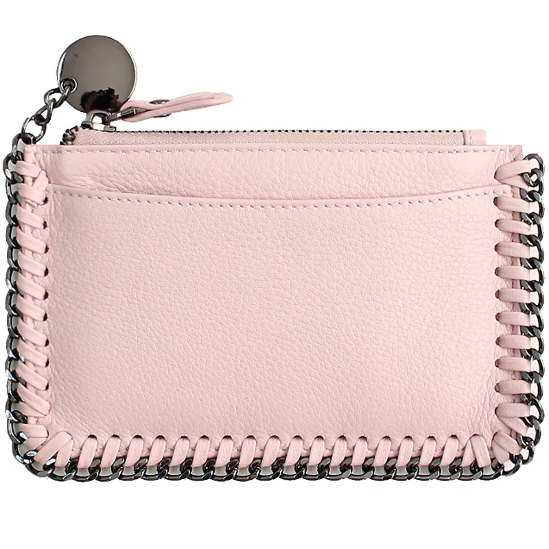 

2018 New Europe and the United States Simple Personality The first layer Leather Short wallet Women Ultrathin Mini Zipper Purse
