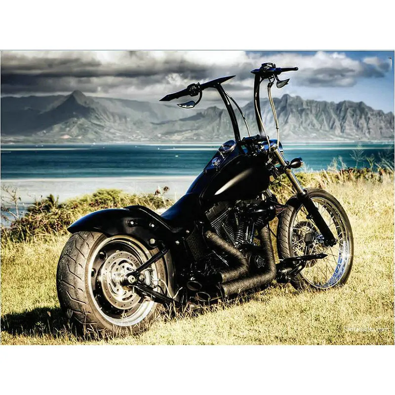 Diamond Painting Cross Stitch motorcycle DIY Diamond Mosaic Kit Square