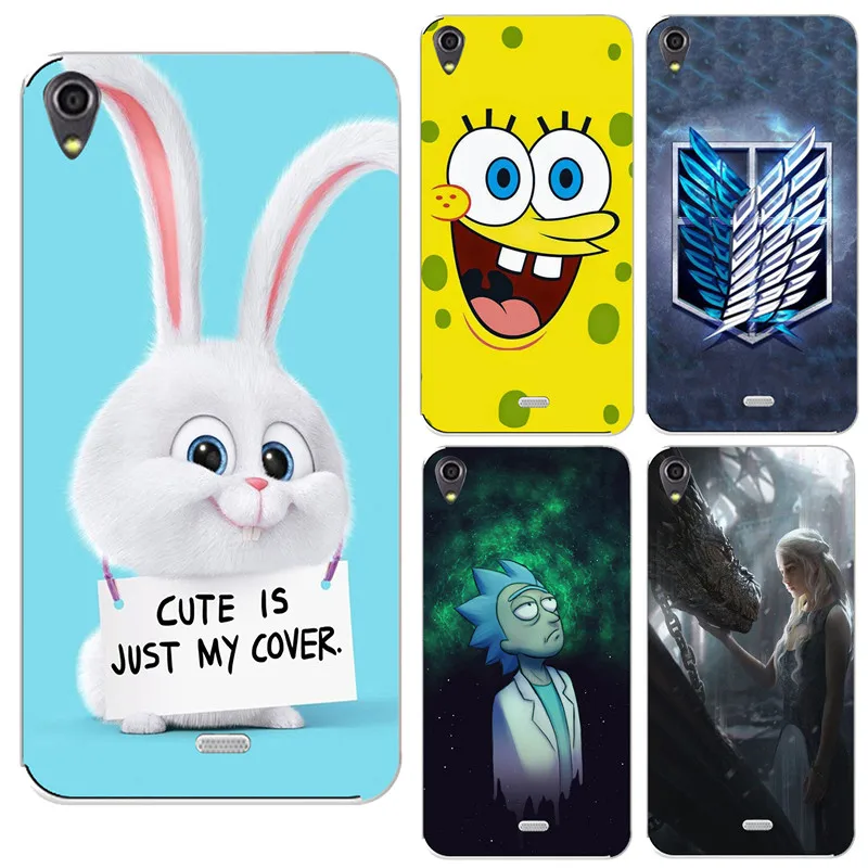

Cute Animal Cat Rabbit Printing Case For Wiko Rainbow Lite 4G 5.0" Cover Relief Cartoon Design Soft Silicone Funda Skin Coque