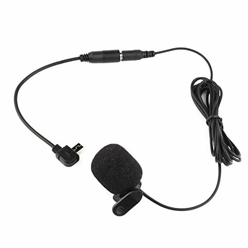 Wrumava для GoPro Hero 3 + 4 5 Аксессуары микрофонный адаптер Mini USB стерео аудио кабель мм с
