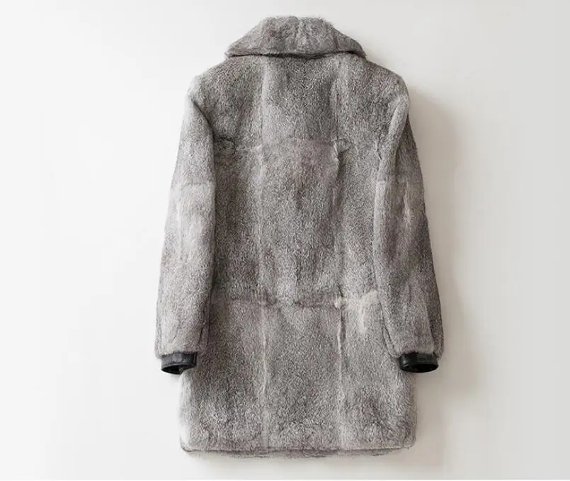 Excellent Winter Overcoats For Men Real Fur Coat From Nature Full Pelt Rabbit Furs Fashion Turn-down Collar Outerwear Rabbit Jackets 2018 4 Excellent Winter Overcoats For Men Real Fur Coat From Nature Full Pelt Rabbit Furs Fashion Turn-down Collar Outerwear Rabbit Jackets 2018 4