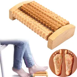 Деревянный массаж ног традиционные роликовый массажер без нужно электричество стресса релаксации Здоровье и гигиена терапии