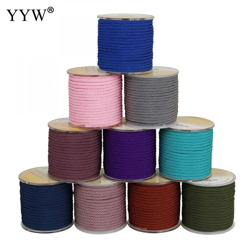 

10m/PC Nylon Cord Beading Wire Nylon Cord String Rope Thread For DIY Bracelet Necklace Jewelry Making Findings 3mm