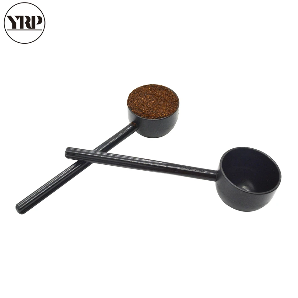 

YRP Long Handled Coffee Scoops Ice Cream Dessert Tea White sugar Scoops For Picnic Kitchen Tool Coffee Maker Accessories