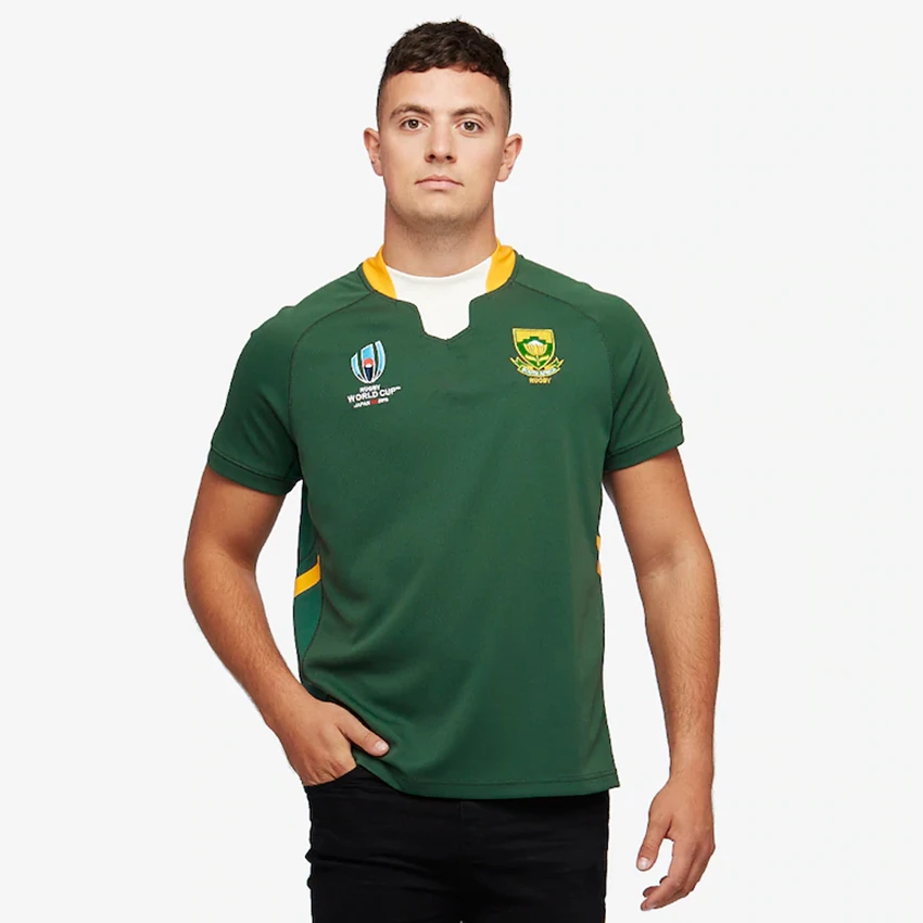 اليابان 2019 كأس العالم جنوب أفريقيا المنزل بعيدا جيرسي قميص الوطني لجنوب أفريقيا فريق قميص كرة قدم أمريكية مصنوع من الصوف قمصان s-3xl اليابان 2019 كأس العالم جنوب أفريقيا المنزل بعيدا جيرسي قميص الوطني لجنوب أفريقيا فريق قميص كرة قدم أمريكية مصنوع من الصوف قمصان s-3xl