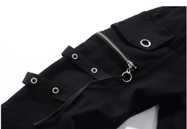 aladdin trousers Men Pants Zipper Tide Hip Hop Men's Fashion joggers pants harem pants Mens Boys Baggy Pocket Breeches Loose Collapse Trousers high waisted harem pants