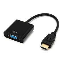 AAAE Топ HDMI конвертер VGA адаптер+ аудиовыход 3,5 мм full HD 1080 P черный