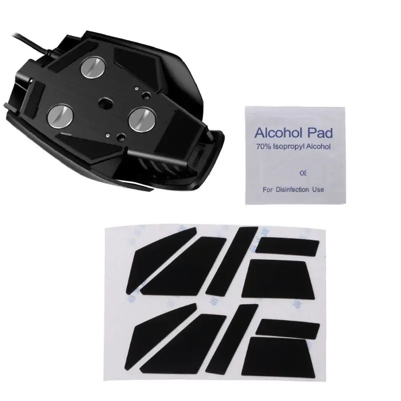 

2 Sets 0.6mm Teflon Mouse Skates Mouse Sticker Pad for Corsair M65 PRO RGB Mouse
