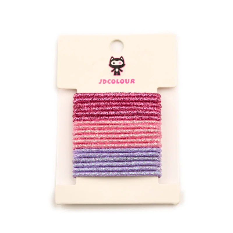 Hot 18PCS/Set New Korean high elastic rubber band for kids hair rope candy color children hair ring