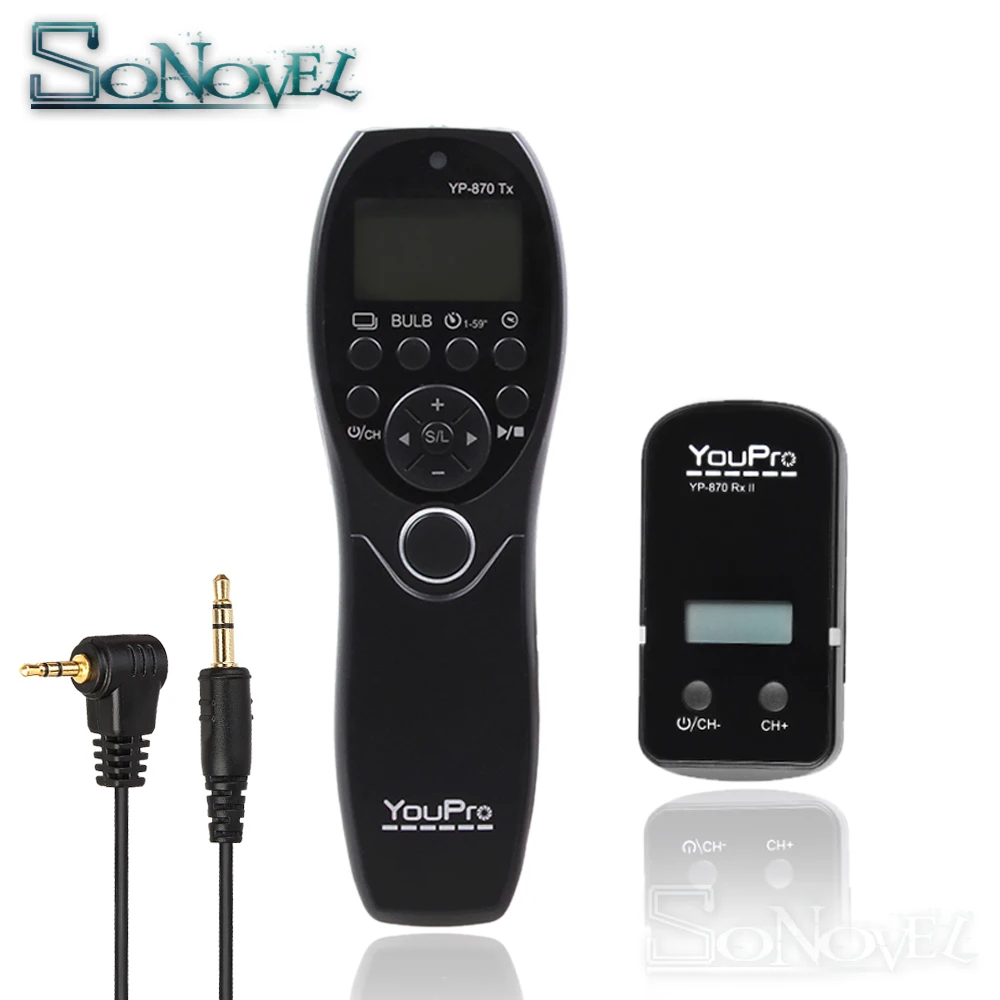 

2.4G Wireless Timer Remote Control Shutter Release for Canon EOS 1300D 800D 760D 750D 700D 650D 600D 200D 100D 77D 80D RS-60E3