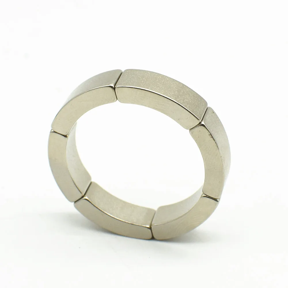 

NdFeB Magnet Arc OR 16xIR 12.5xT 6 mmx60deg. N42 Motor magnet for generators wind turbine Neodymium Permanent Magnet 6pcs
