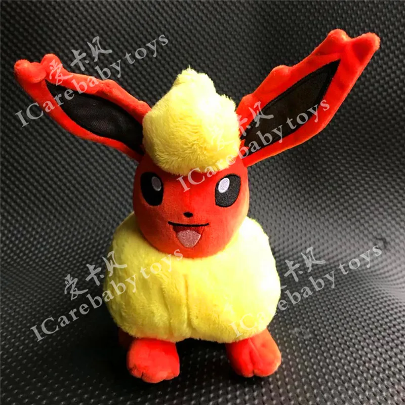 Новинка 23 см мультяшный плюшевый Flareon Eevee серия плюшевая игрушка кукла детский