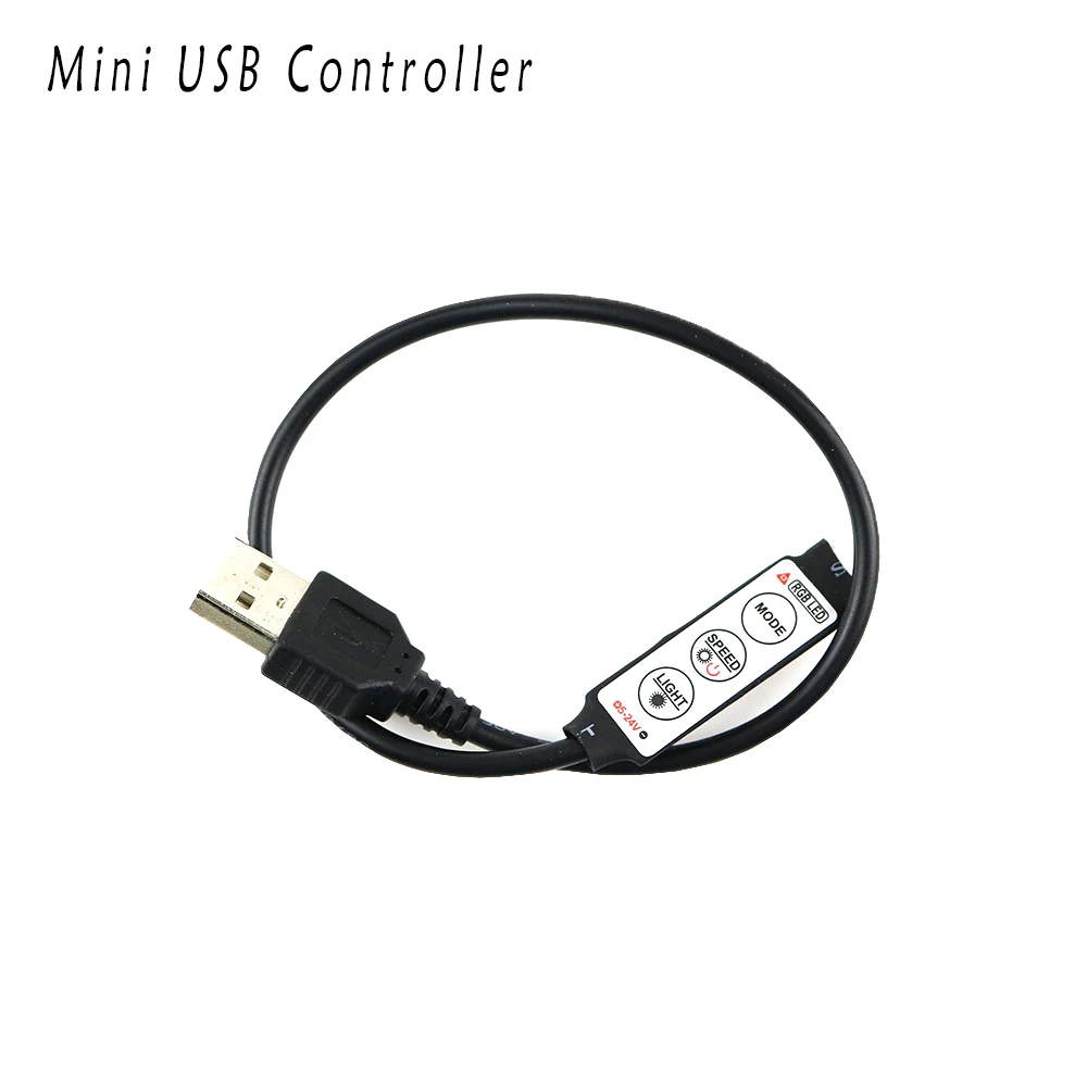 RGB светодиодный контроллер USB диммер беспроводной мини пульт дистанционного управления RF DC 5 в 24 В для RGB 3528 5050 светодиодный ленточный осветительный прибор IL