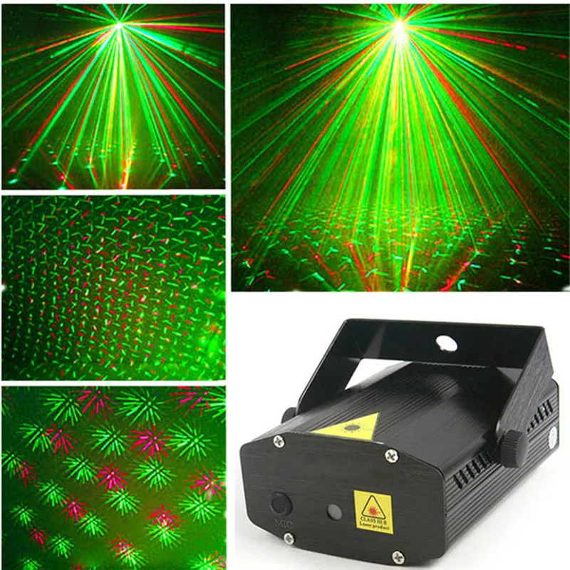 Mini Laser stage lighting effect laser projector party dj disco light