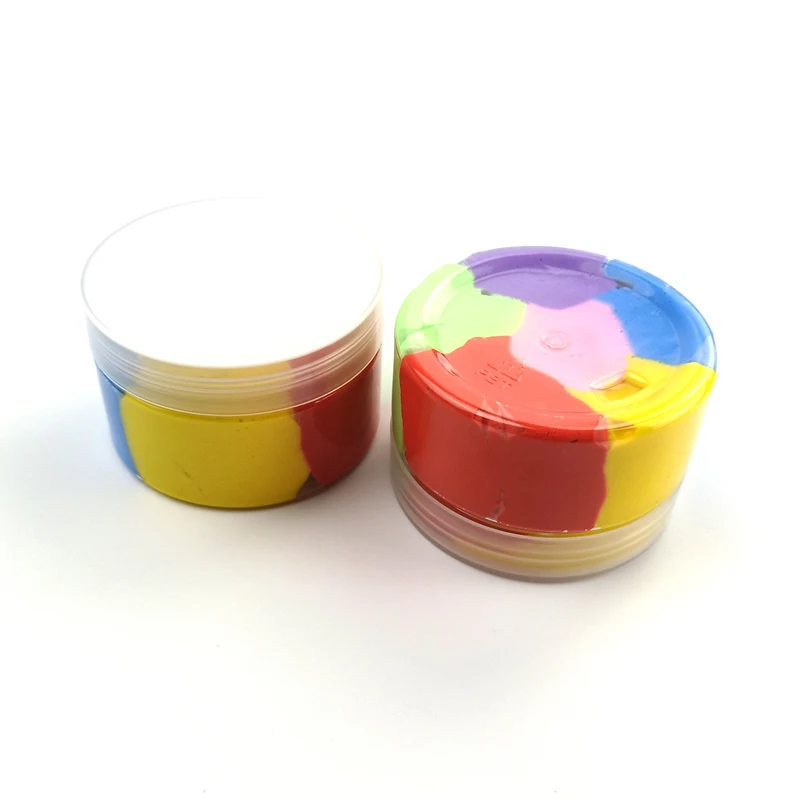 100ml Rainbow Slime Fluffy Floam Kids Modeling Clay Toys Polymer Educational Toys Safe Cotton Slime Anti Stress Plasticine Gifts