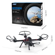 JJRC Rubber Paint Fuselage Quadcopter FPV Drone with Camera HD Remotely Adjustable WIFI Dron Remote Control Toys RC Helicopter