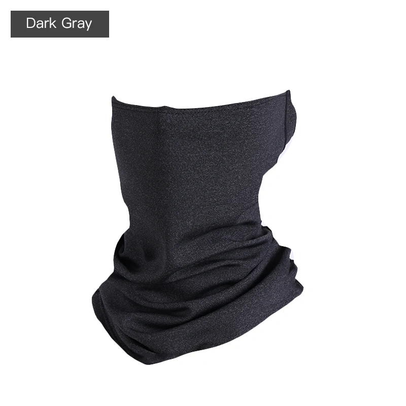 Велосипедный треугольный спортивный шарф из ткани для езды на велосипеде, дышащие банданы, маска для лица, повязка на голову для бега - Цвет: Square (dark gary)