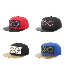 Sports Casual Caps Outdoor Men Fans Favorite Fashion Printed EXO letter Adjustable Snapback Hip-hop Baseball Cap Hat Unisex Cap