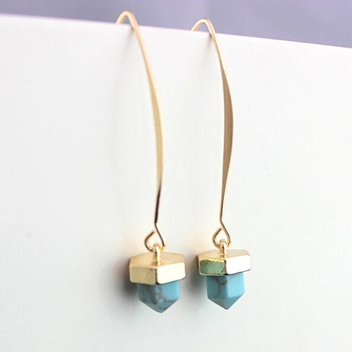 

Bluelans Women's Boho Style Dangle Long Hook Earrings Eardrop Party Jewelry