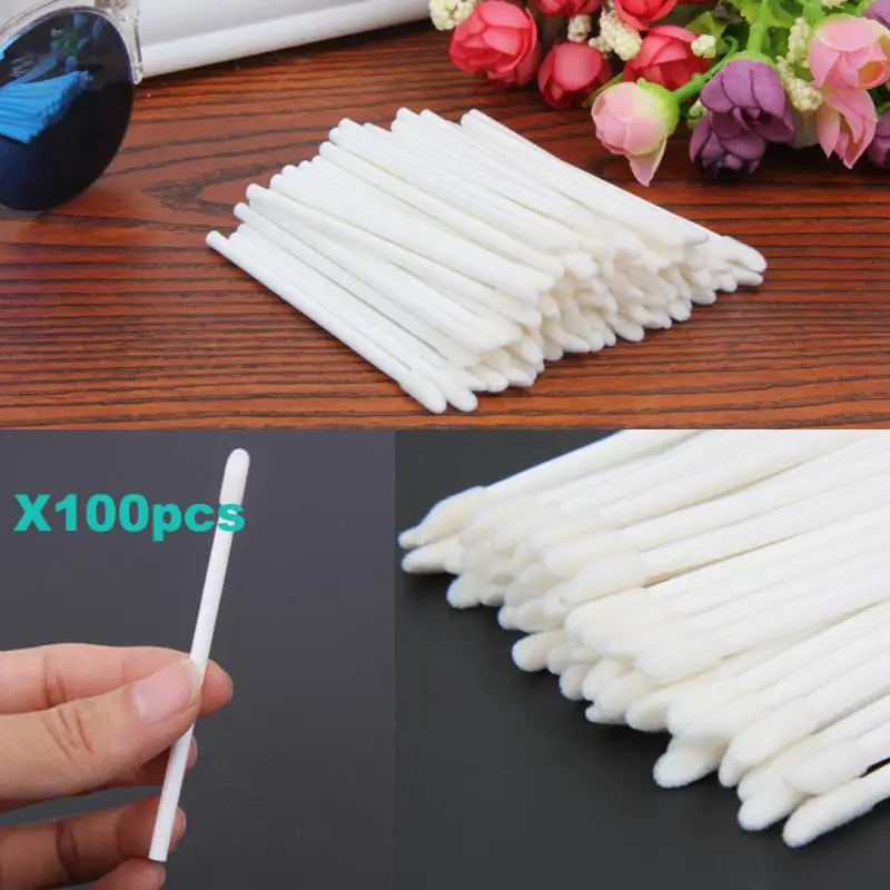 

50/100pcs Disposable Cosmetic Makeup Lip Brush Lipstick Lip Glossy Wands Pen Cleaner Applicator Eyeshadow Lip Gloss Brushes Tool