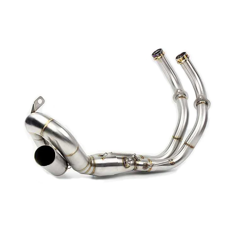 For Yamaha MT07 FZ07 2013-2017 Motorcycle Stainless Steel 51mm Exhaust Muffler Header Mid Pipe Full system MT-07 2013-2017