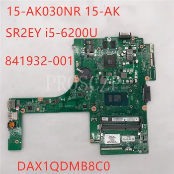 

High quality for 15-AK030NR 15-AK Laptop Motherboard 841932-001 DAX1QDMB8C0 W/ SR2EY i5-6200U CPU 940M 2GB GPU DDR3 100% Tested