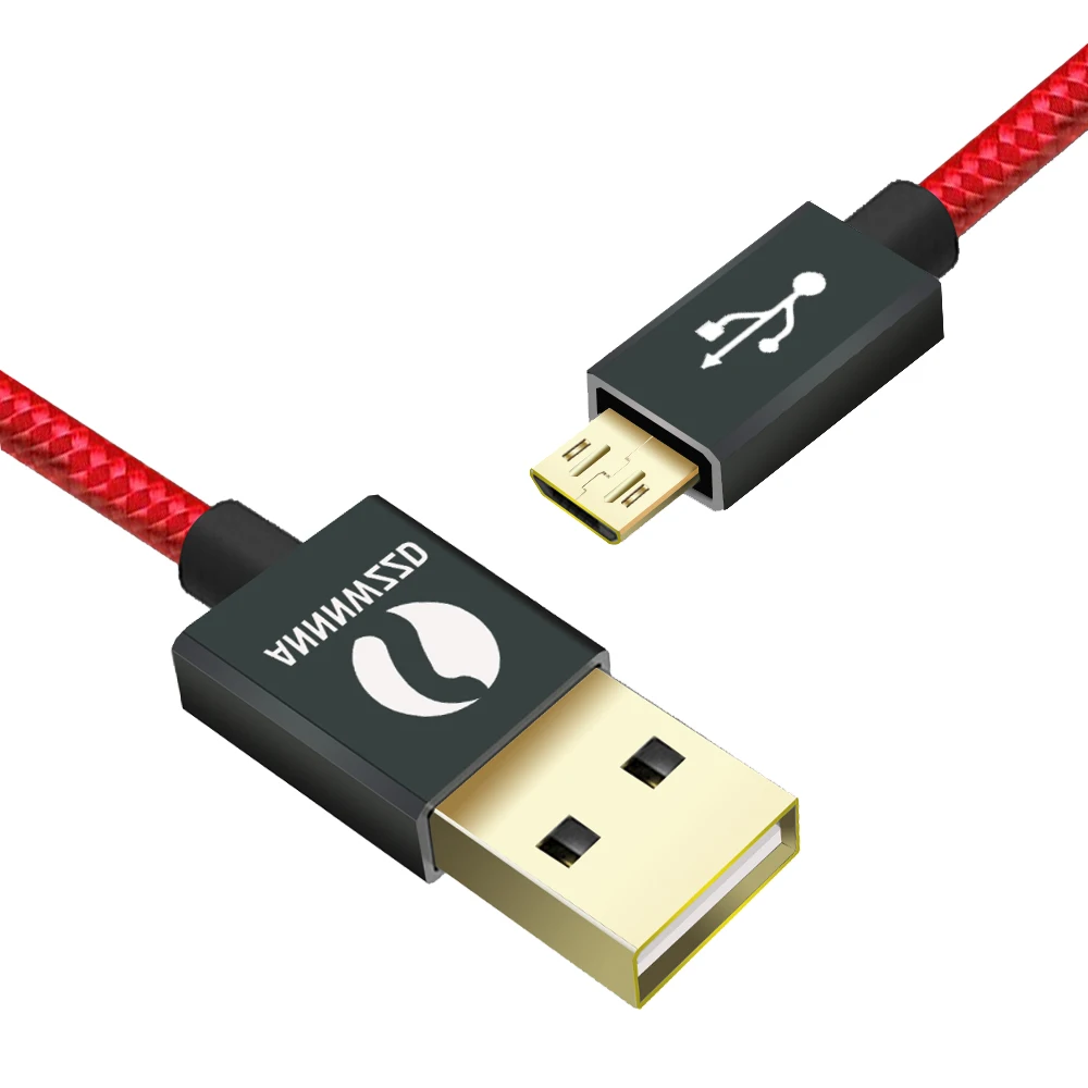 Кабель Micro USB для быстрой зарядки адаптер и передачи данных Samsung Xiaomi Huawei