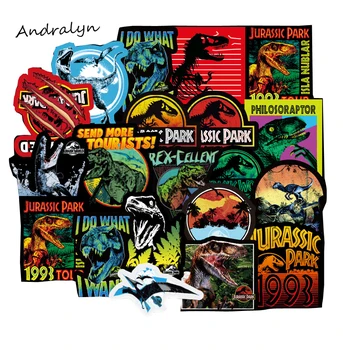 

75 Pcs/Lot Jurassic Park Graffiti Stickers Dinosaur Seris For Luggage Laptop Notebook Car Motorcycle Toy Phone Car Styling