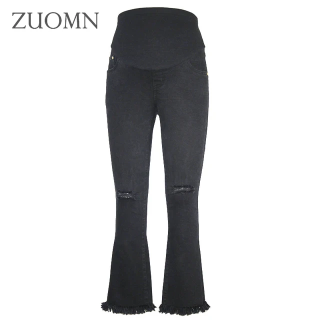 Maternity Pants Pregnant Wide Leg Office Bell Bottom Formal Maternity Pants Pregnant Wide Leg Office Bell Bottom Formal Straight Trousers Pregnancy Clothes Y804