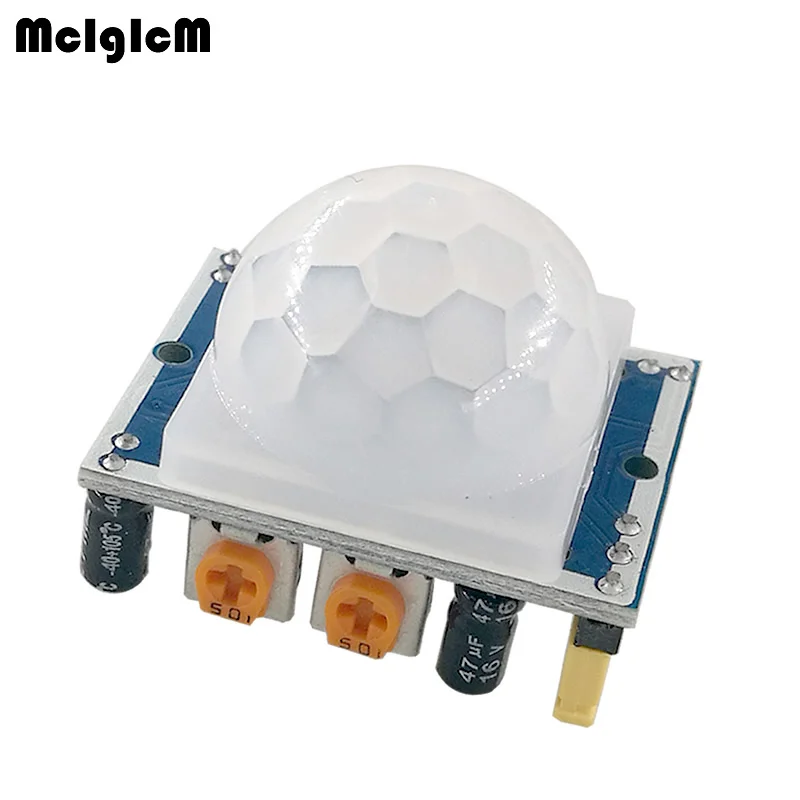 

MCIGICM SR501 HC-SR501 Adjust IR Pyroelectric Infrared PIR module Motion Sensor Detector Module pir sensor