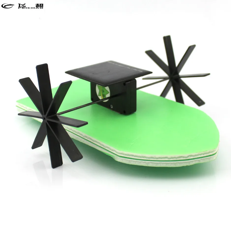 DIY головоломка на солнечных батареях Лодка гребная Сборка игрушки для детей научная образовательная 15*13*8 см модель DIY комплект ручная лодка