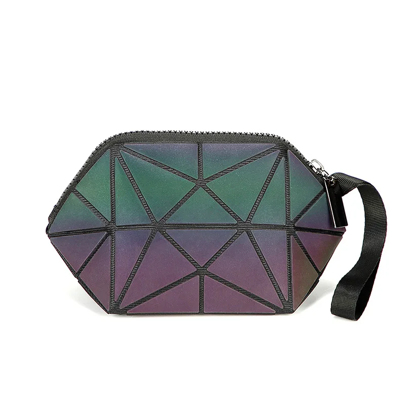 DIOMO luxury clutch bag women bags designer girls fashion Luminous Geometry purse ladies bag make up wristlets female evening