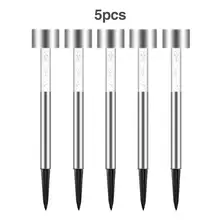 5 шт./лот 40 см Красочный СВЕТОДИОДНЫЙ Солнечное трубчатое освещение Тип вставки IP55 водонепроницаемый акриловый Солнечный газонные лампы садовые украшения двора лампа